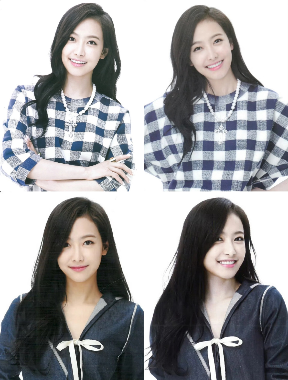 居然有人质疑宋茜的颜值，宋茜可是韩国女团fx出道的队长，早期长发很甜美现在短发也