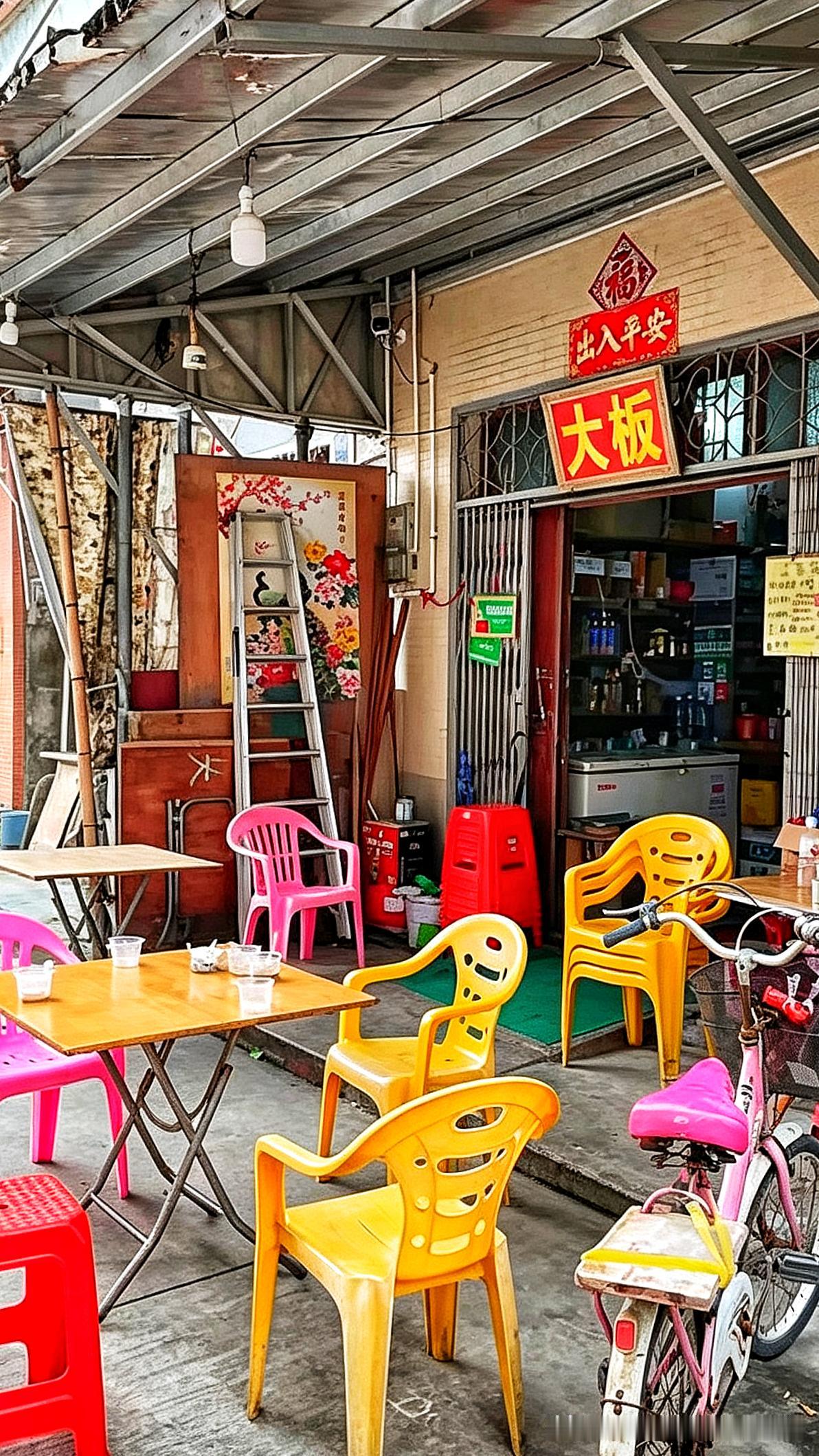 江门小食店｜台山市都斛镇×内街巷×大板士多
在台山市都斛镇环市南街6号
在一家士