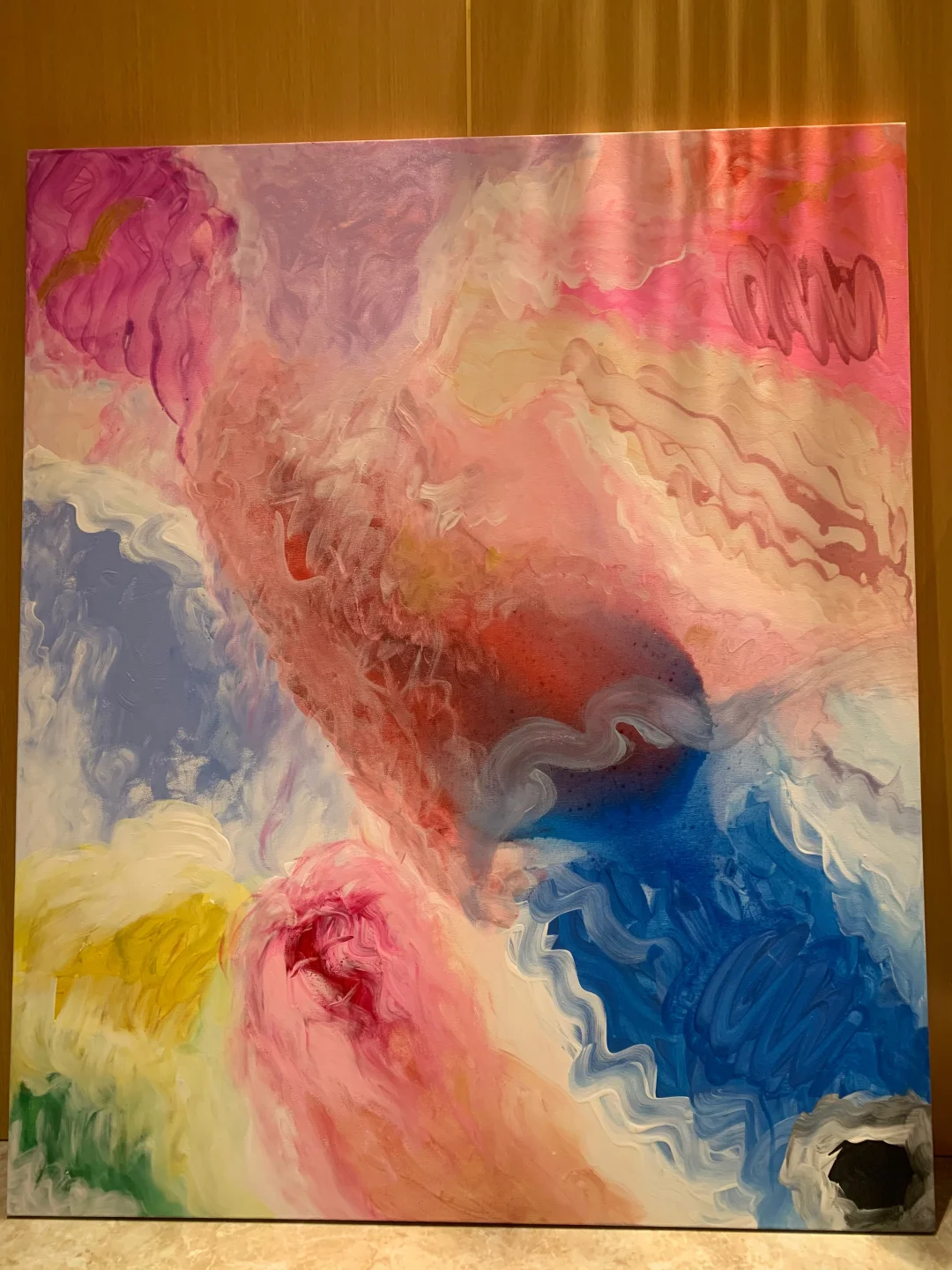 《云间星落》画一幅喜欢的作品，过程好开心。