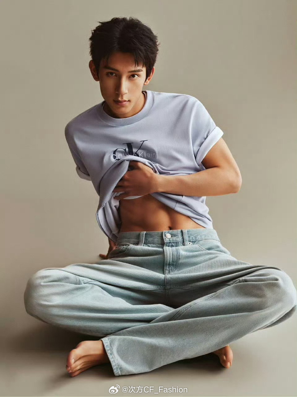 Calvin Klein全新男友林沐然！身材颜值都太可以了林沐然女友视角的林沐然