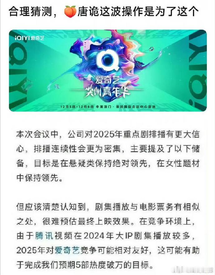 《漂白》开播五天创下迷雾剧场历史最高热度，《唐诡》作为系列续作保持高口碑，五部作