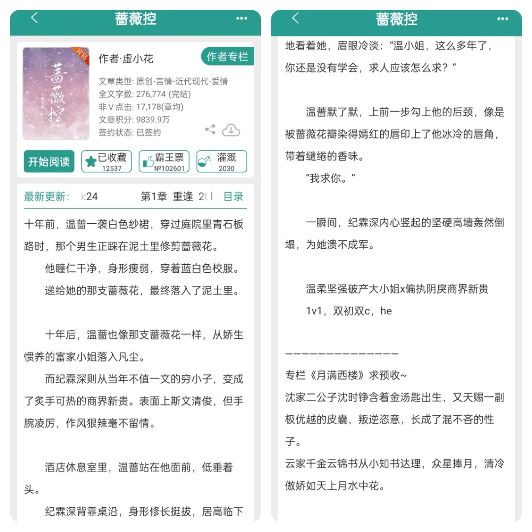 已完结 破产千金 新贵 言情
