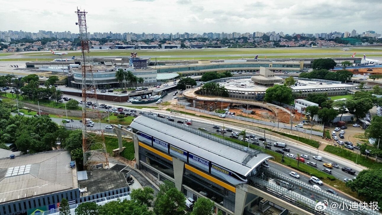 巴西比亚迪云轨项目开通运营！比亚迪首个海外云轨项目正式落地。 比亚迪轨道交通