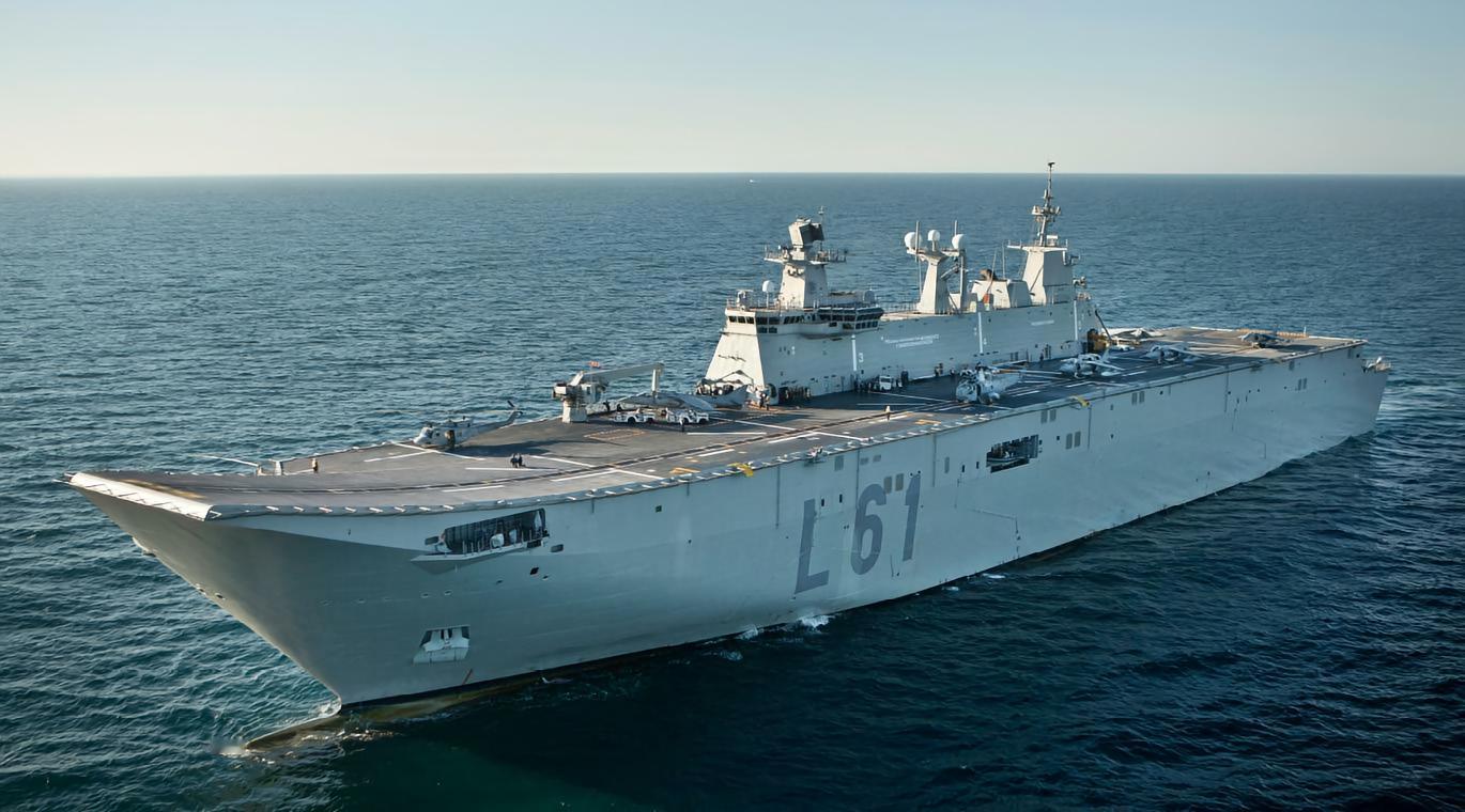 每天认识一件兵器 西班牙“胡安·卡洛斯一世”号战略投送舰“胡安·卡洛斯一世”（J