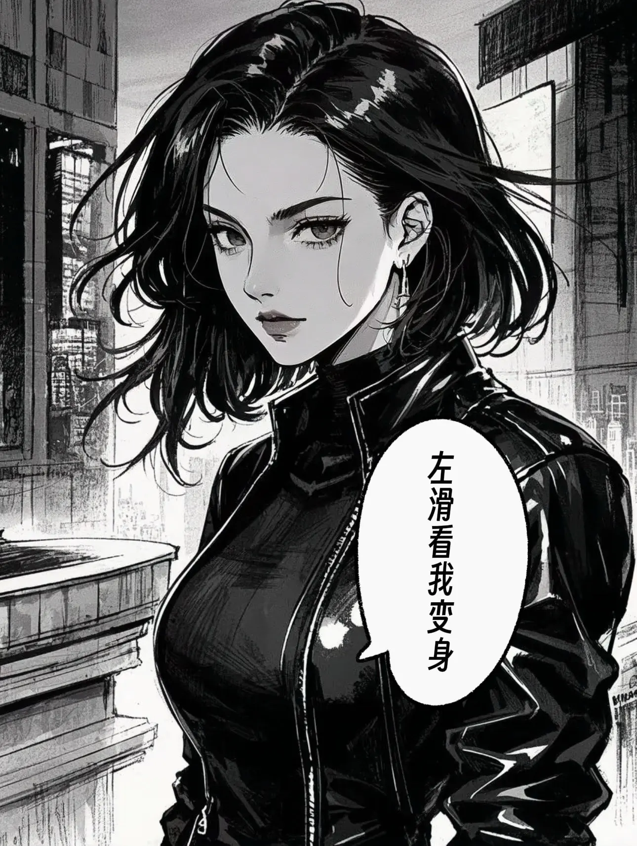 左滑看我变身