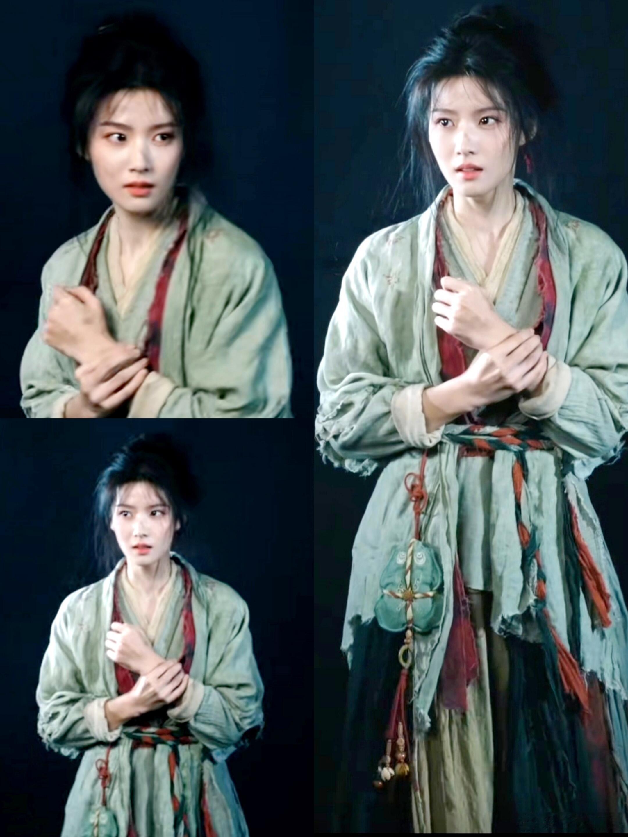 卢昱晓何不同舟渡的定妆造型，怎么样