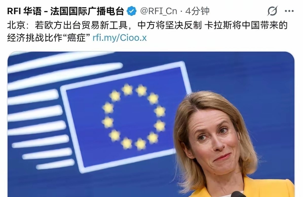 大放厥词！欧盟外长卡拉斯发表涉华言论之后，被欧盟切割，撇清关系！5月21日，根据