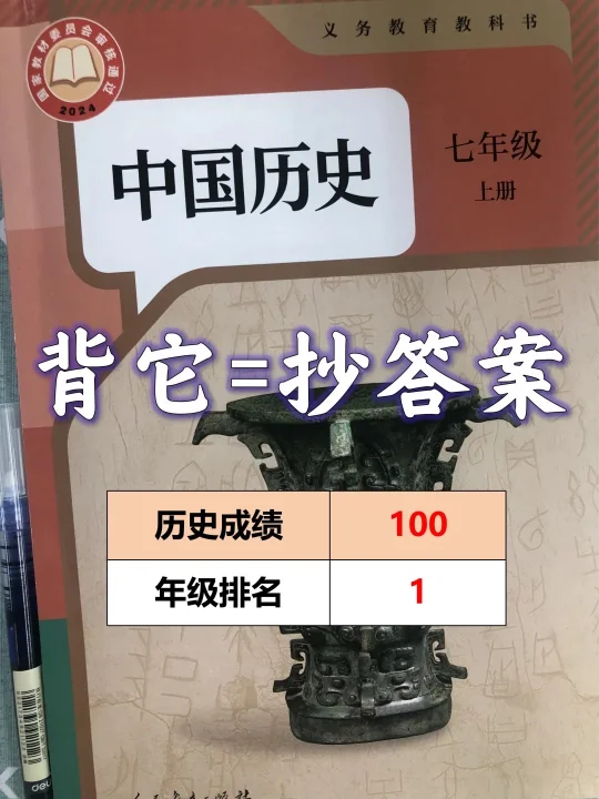 25新版七上历史：第一次月考考点清单！