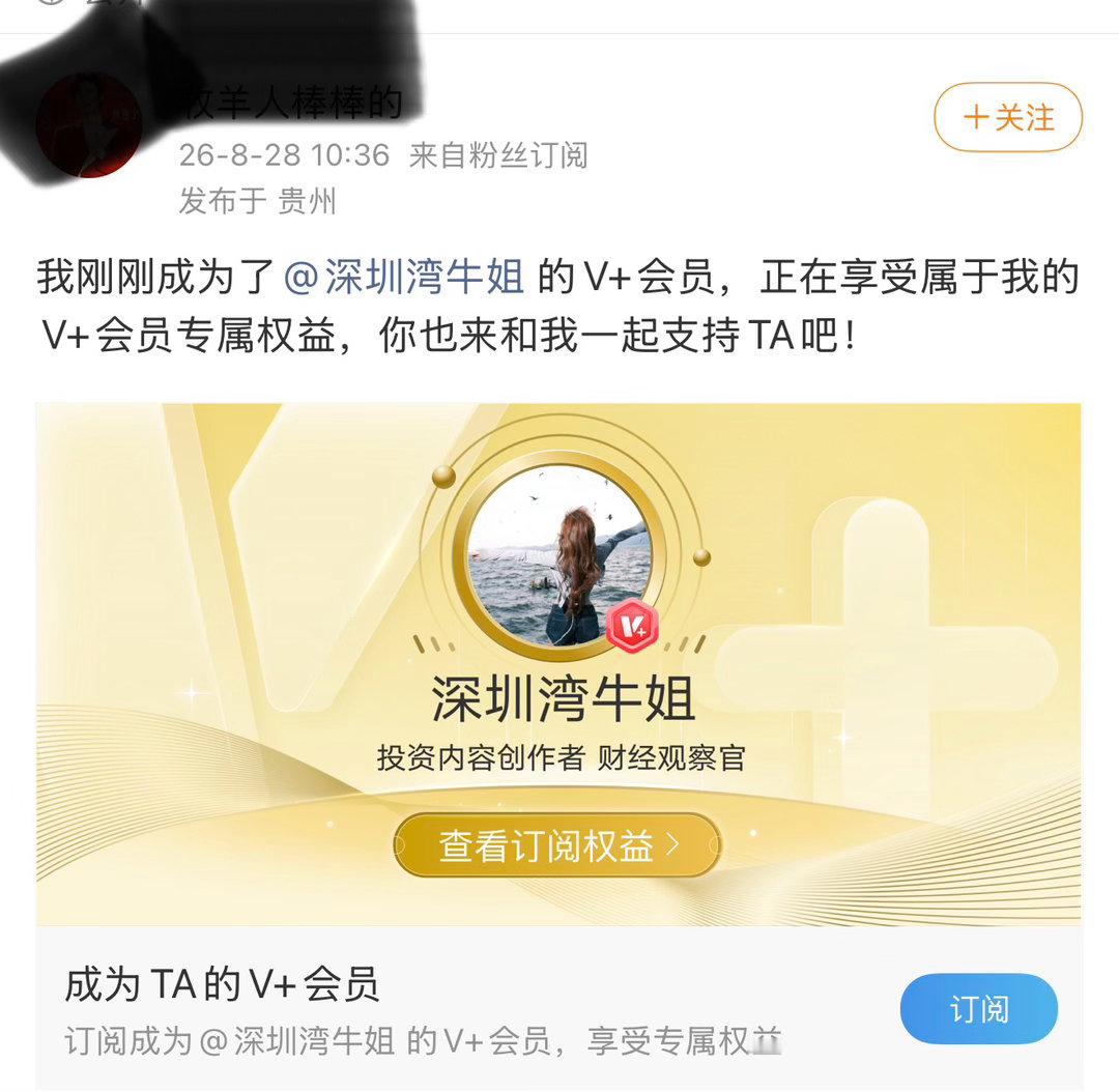 欢迎加入V+大家庭，感谢朋友们的支持不玩套路，只做真正有价值、能帮到你的分享，一