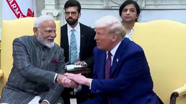 莫迪不跟普京玩了，给特朗普跳舞去了！左右横跳，德性！