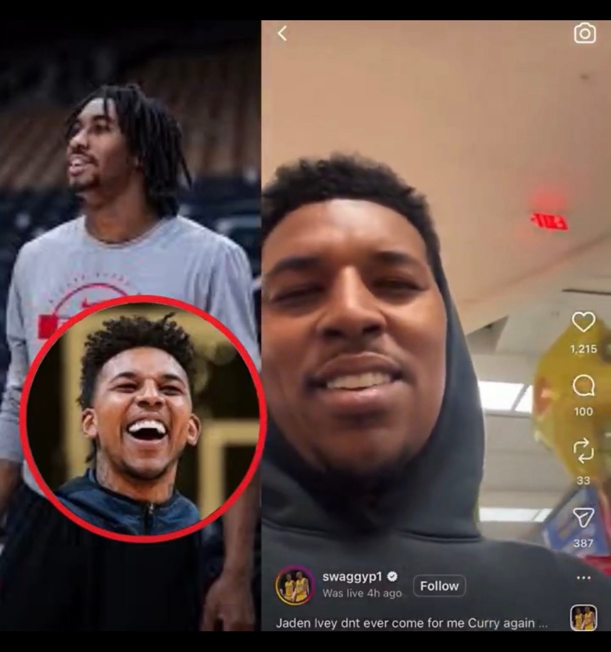 尼克-杨： 艾维要想再打NBA，只能说自己是同性恋，不然没戏了。 