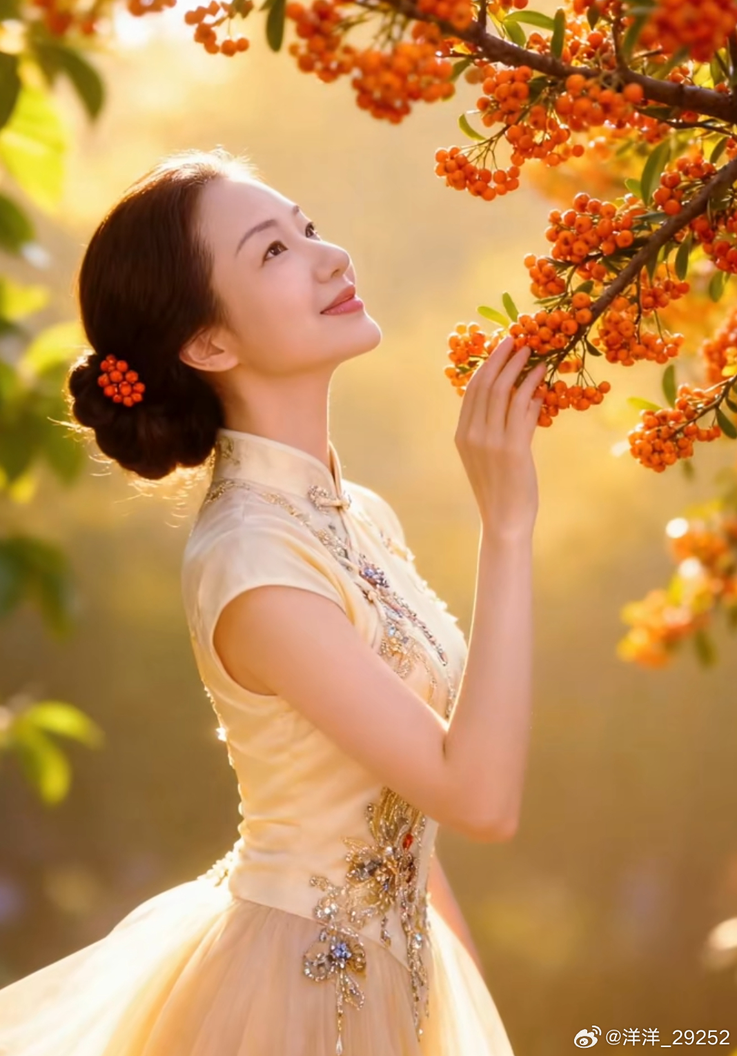 洋洋高锐·幽梦一个◎心……总是这样喜欢……寻寻觅觅◎瞧，又是一帘幽梦……梦在树梢