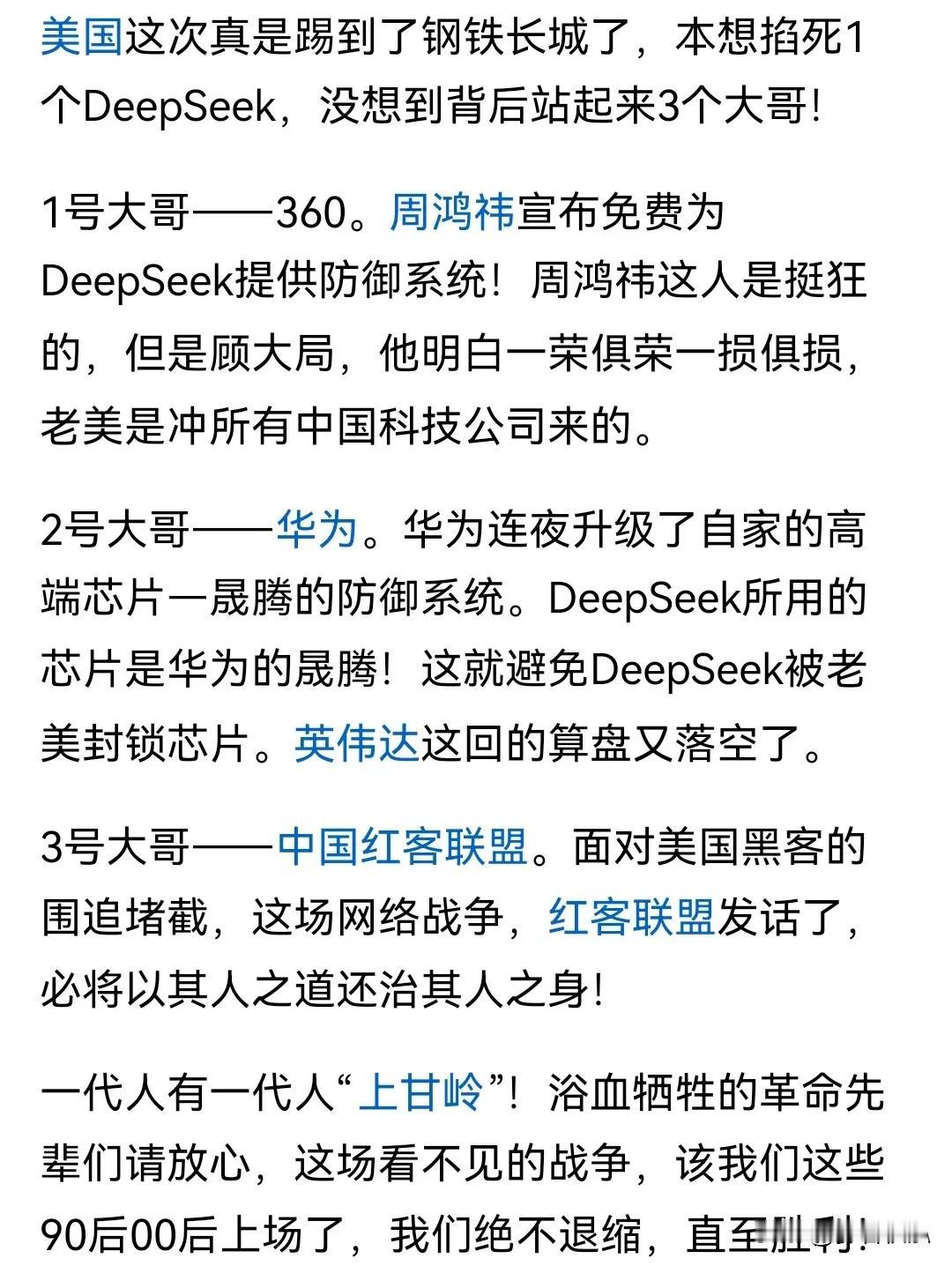 一代人有一代人的“上甘岭”。一场惊心动魄的世纪网络攻击战，以西方完美失败告终，战