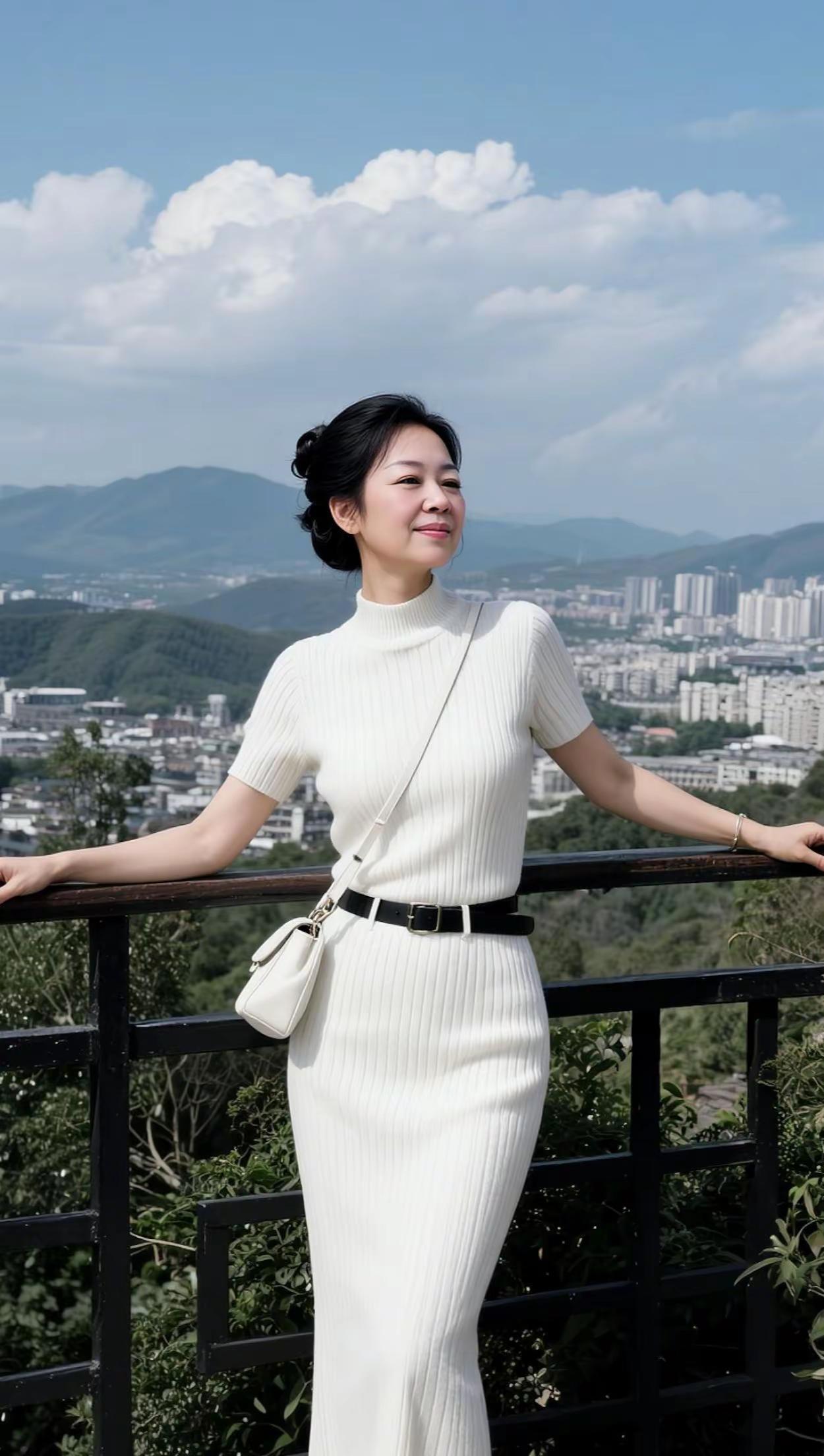 AI山景修身照 随变ai随便玩 女人一定要爱美