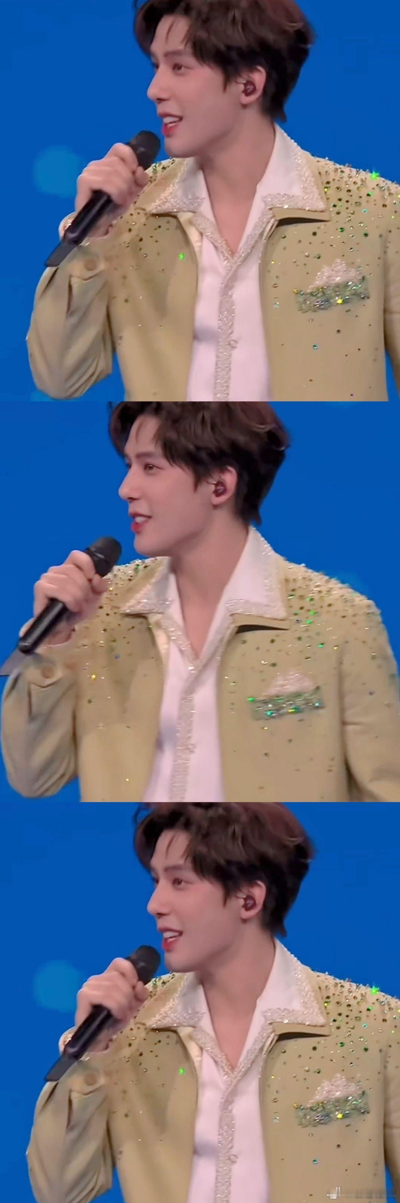 王安宇正脸侧脸都帅我一脸 春晚王安宇的表现让我心情大好，他的帅气令人无可抵挡，正