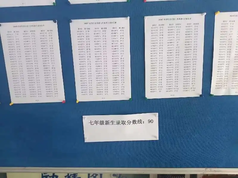 2024年深圳实验初一录取分90分