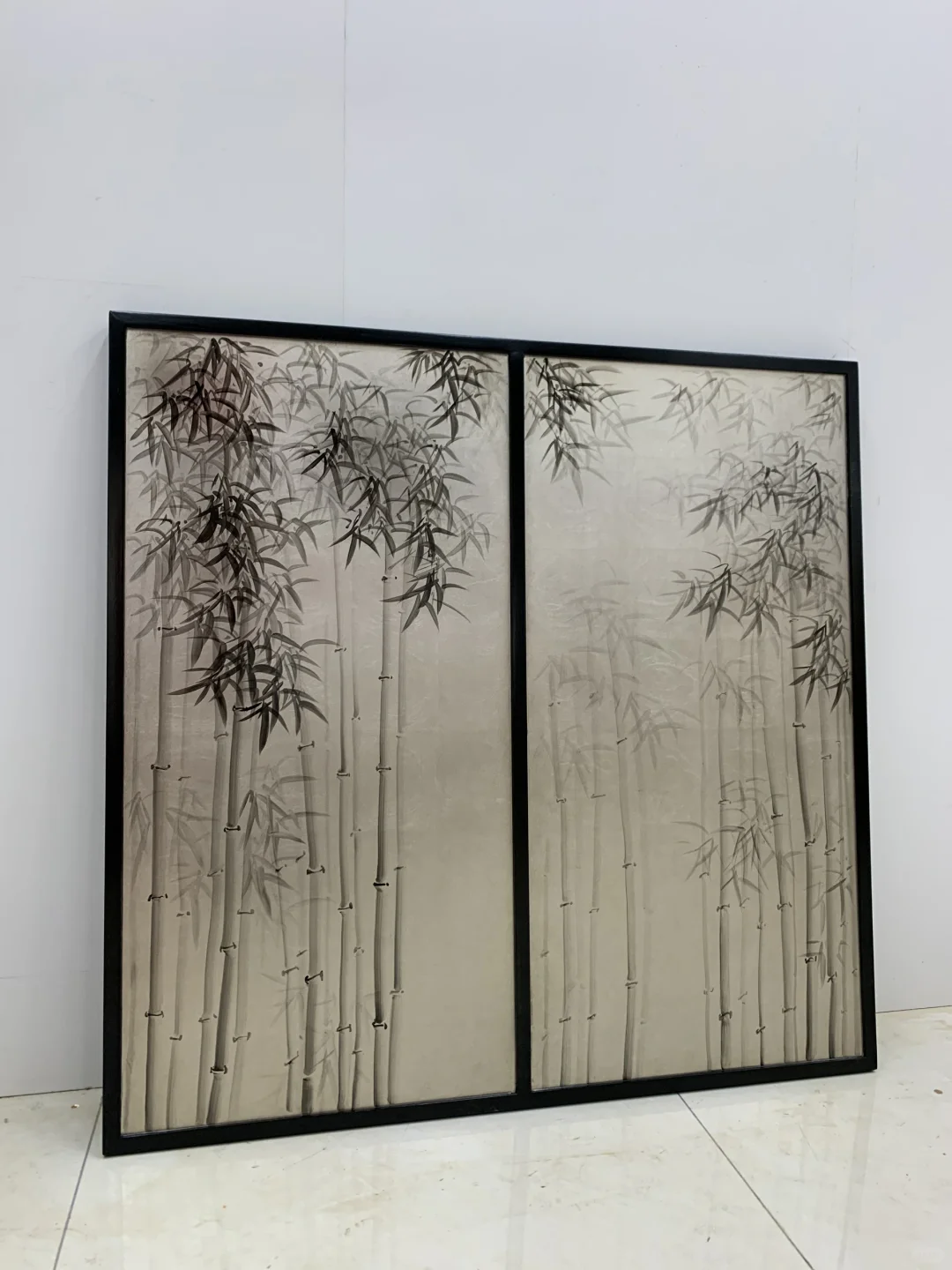 手绘银箔竹子 | 品味东方雅致之美