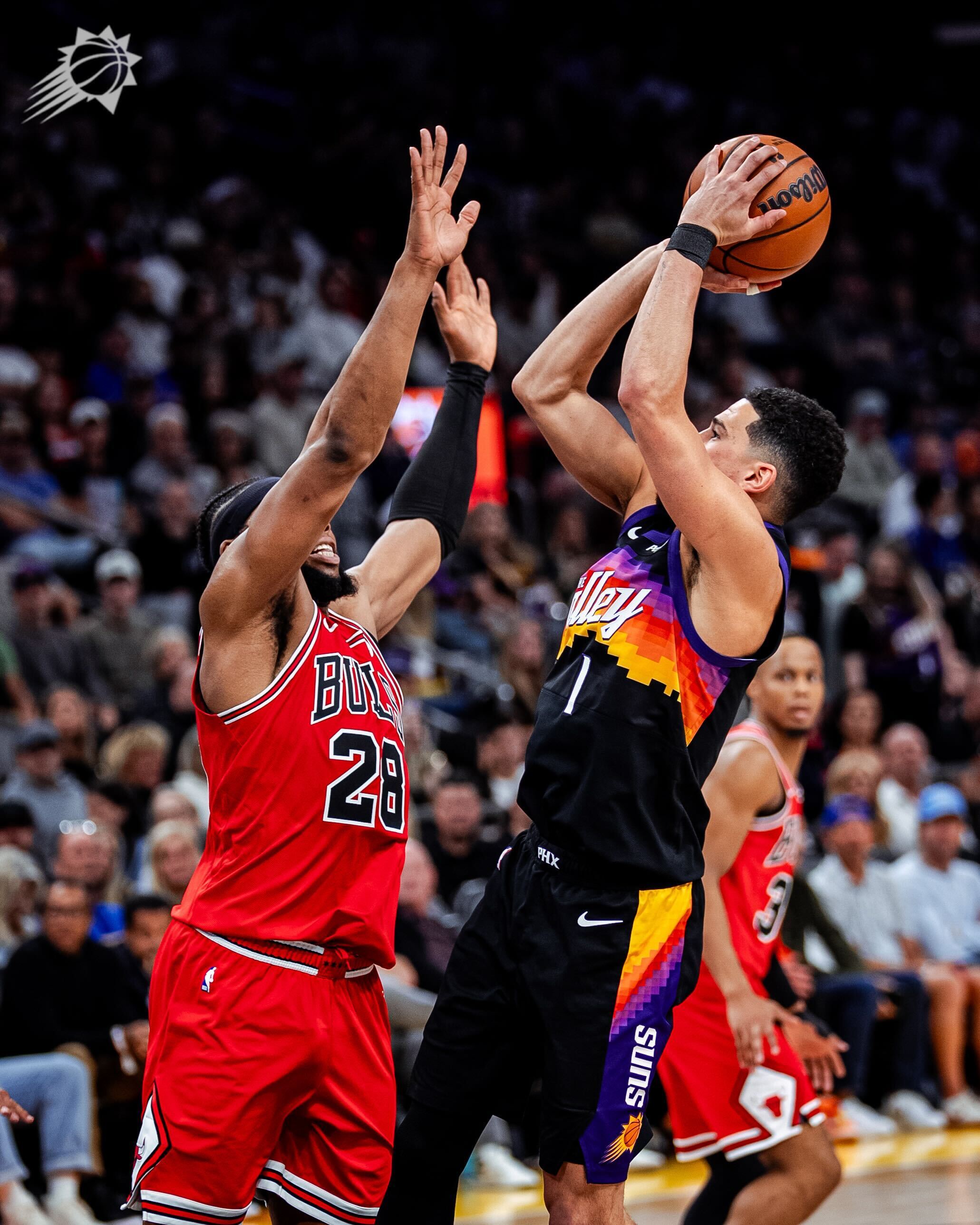 布克上半场：16分钟拿到16分🔥菲尼克斯太阳 ｜旭日东升｜公牛vs太阳