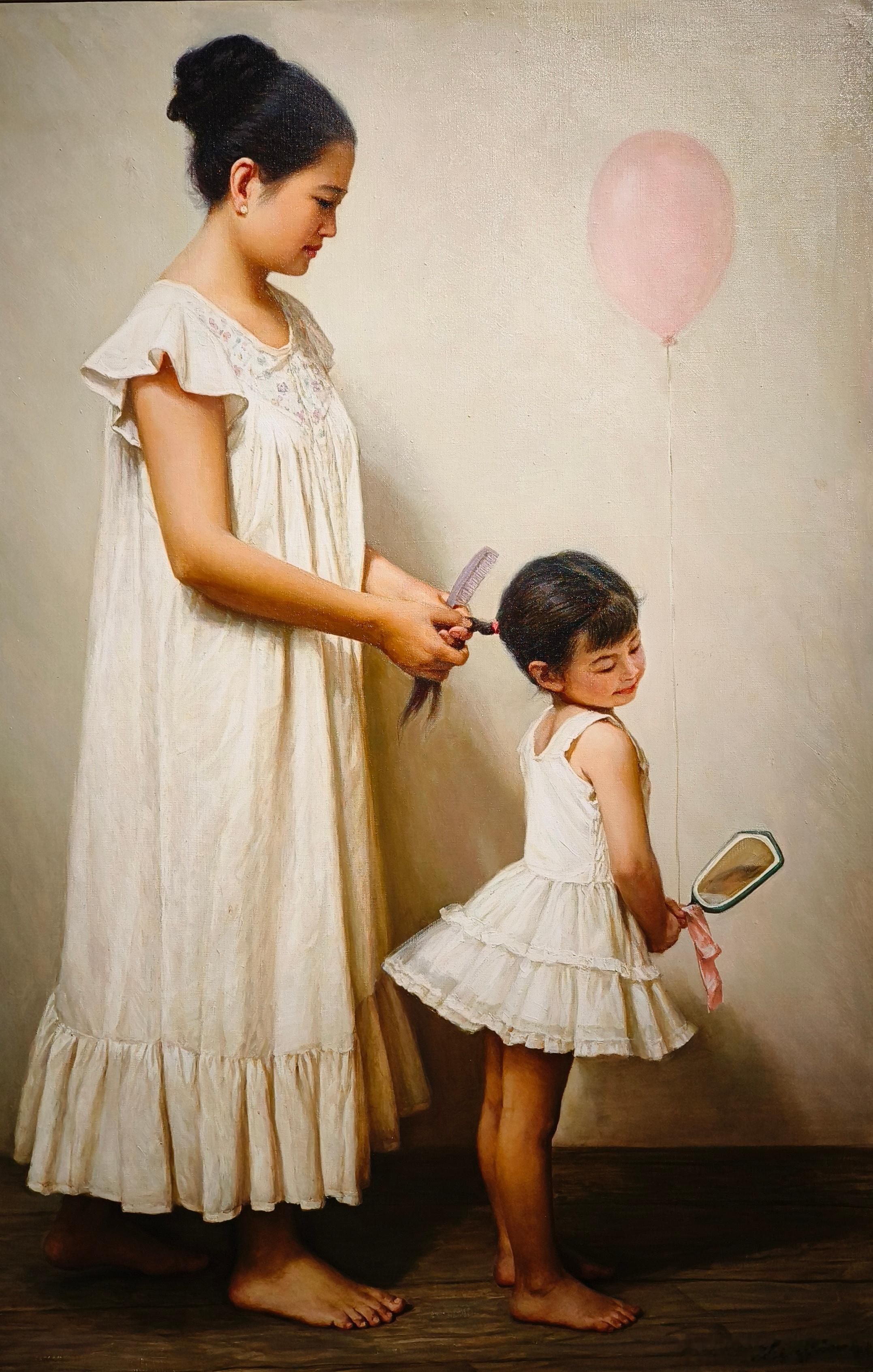 湖南长沙  李自健美术馆​《人性与爱》李自健油画 ​​​