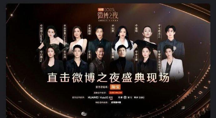 微博之夜直播预约封面 