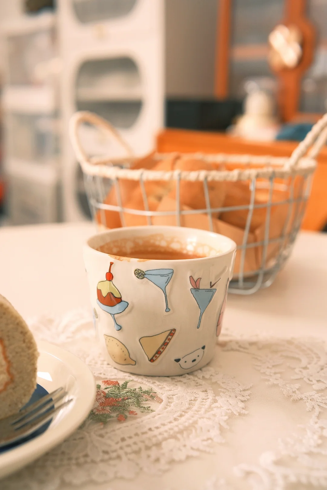 宅家的早晨，一杯热拿铁☕️