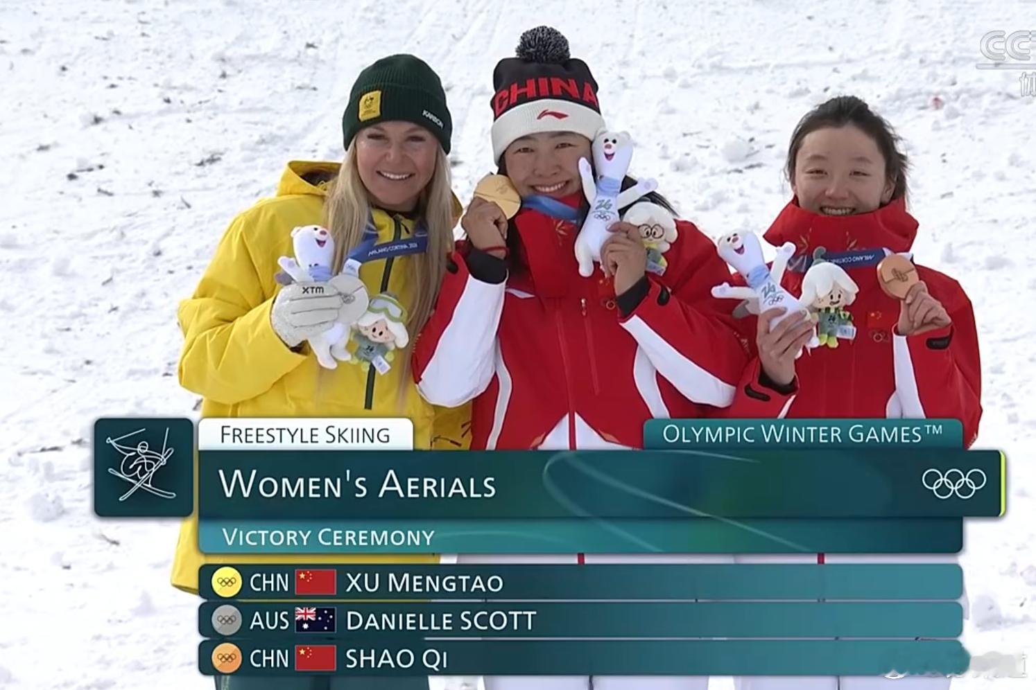 徐梦桃金牌中国队第二金为徐梦桃和邵琪开心，也替孔凡钰有点惋惜……希望有朝一日AI