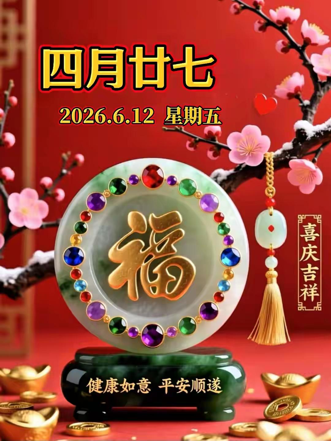 6.12日[燃烧的心][福]早上好[招财进宝][大笑]
清晨的问候，无论间隔多远