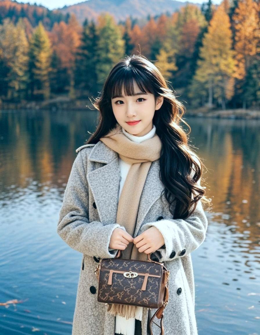 AI秋冬时尚女郎