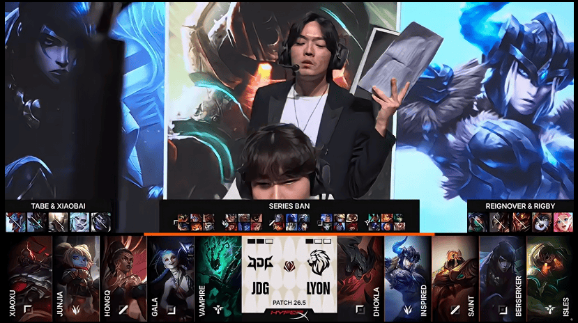 JDG 3-1 LYON：沉着冷静团战取胜，JDG挺进淘汰赛