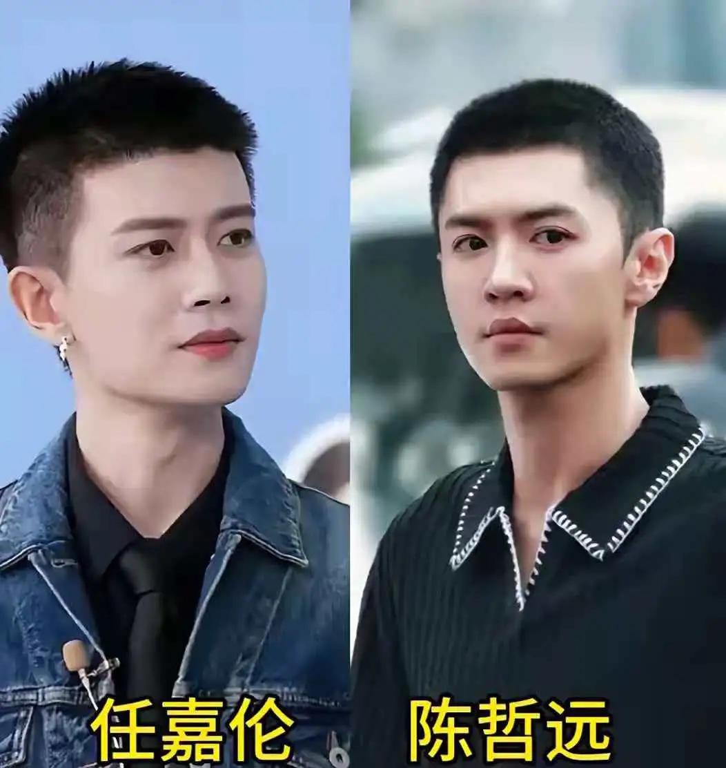 几位留着寸头的男演员颜值大比拼，寸头修饰脸型的作用有限，非常考验男演员的真实颜值