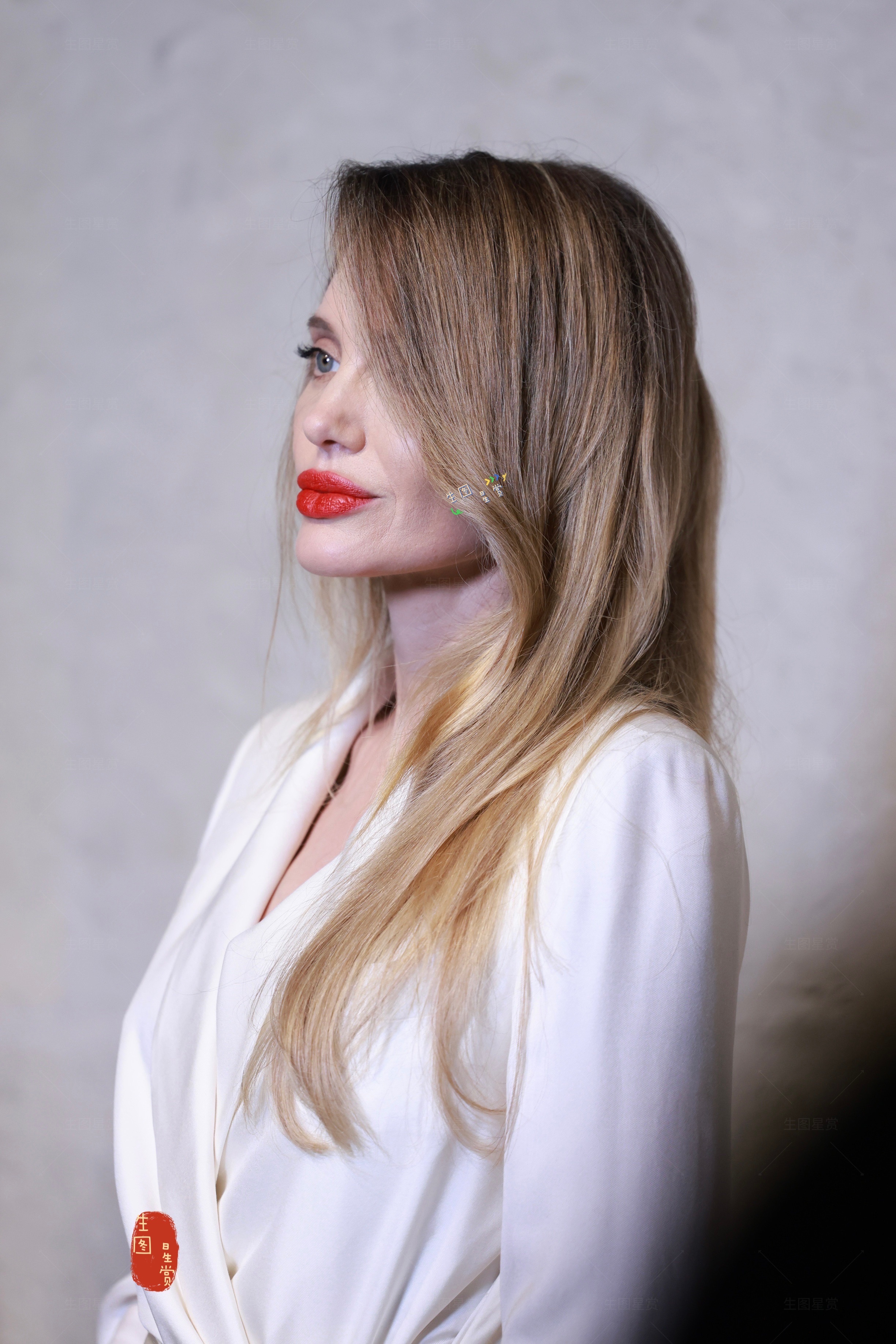 安吉丽娜朱莉上海TF活动生图红唇烈焰女王👑Angelina Jolie