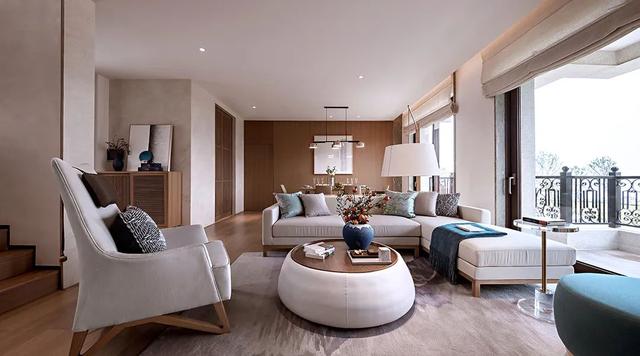 330㎡现代别墅，原木风硬装+简约舒适的软装，满屋惬意轻松感