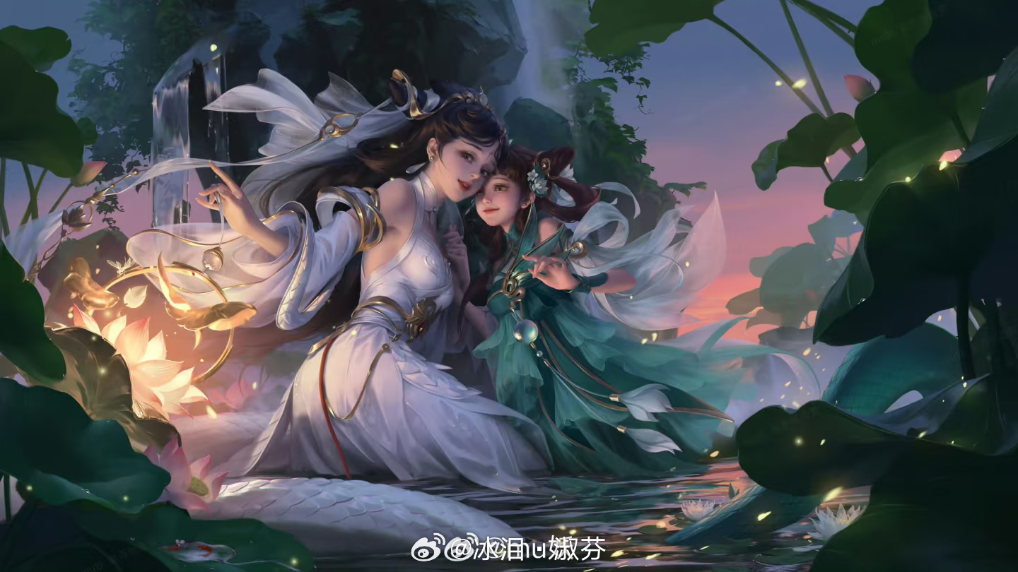 老师们画的这些同人图，好看捏。王者荣耀 游戏日常