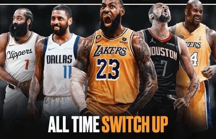 有意思，来看看NBA史上最强“换队五人组”。

今天，ClutchPoints发
