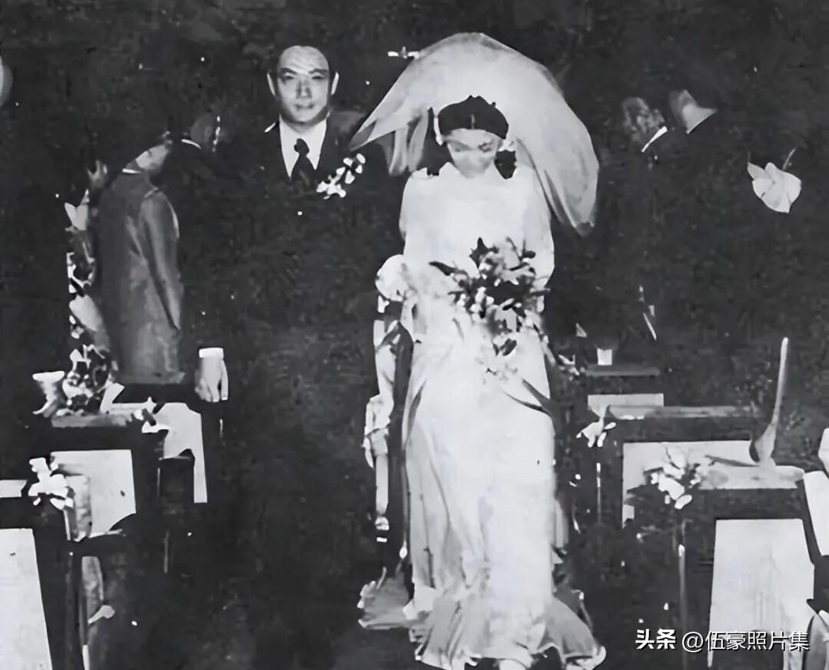 1973年7月23日，蒋经国的第三子蒋孝勇与方智怡的婚礼现场。由于当时蒋介石的身