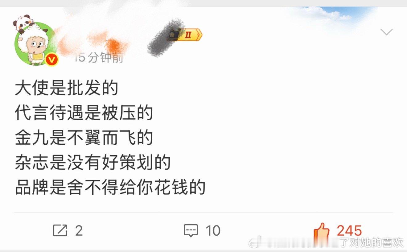 大使是批发的代言待遇是被压的金九是不翼而飞的杂志是没有好策划的品牌是舍不得给你花
