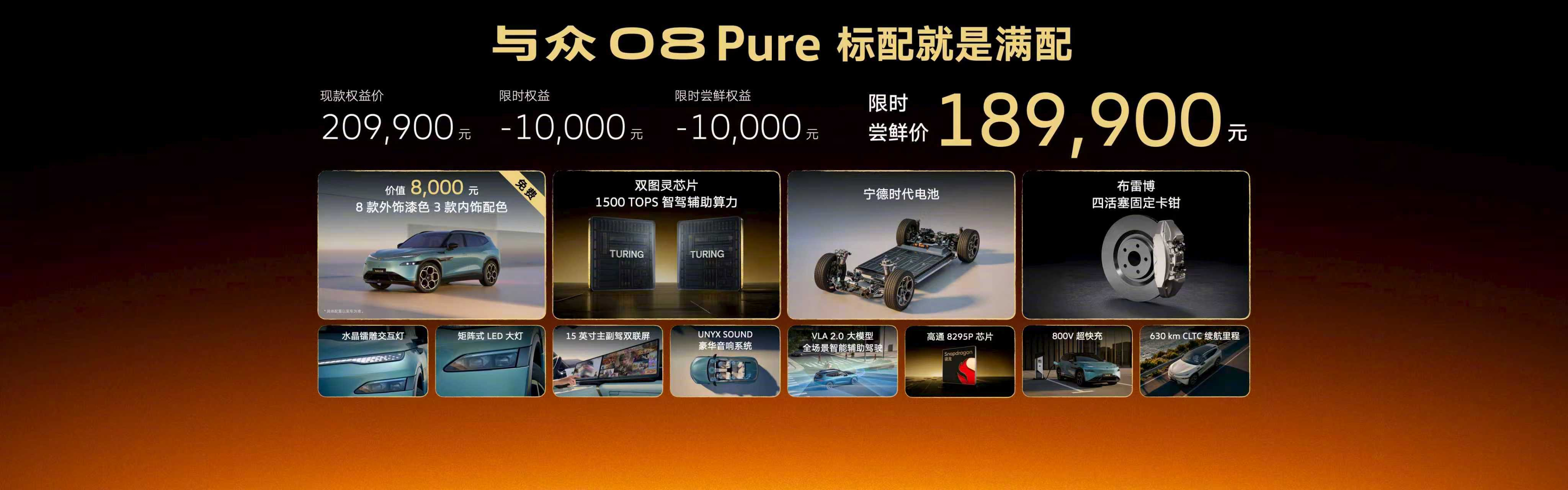 与众08猎影版正式上市，两驱21.99万，四驱24.99万，配置拉的挺满的。猎影