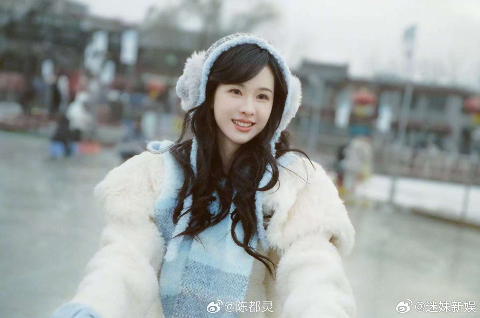 陈都灵冬日限定小自行车陈都灵元宵plog陈都灵冬日限定小自行车，好可爱，