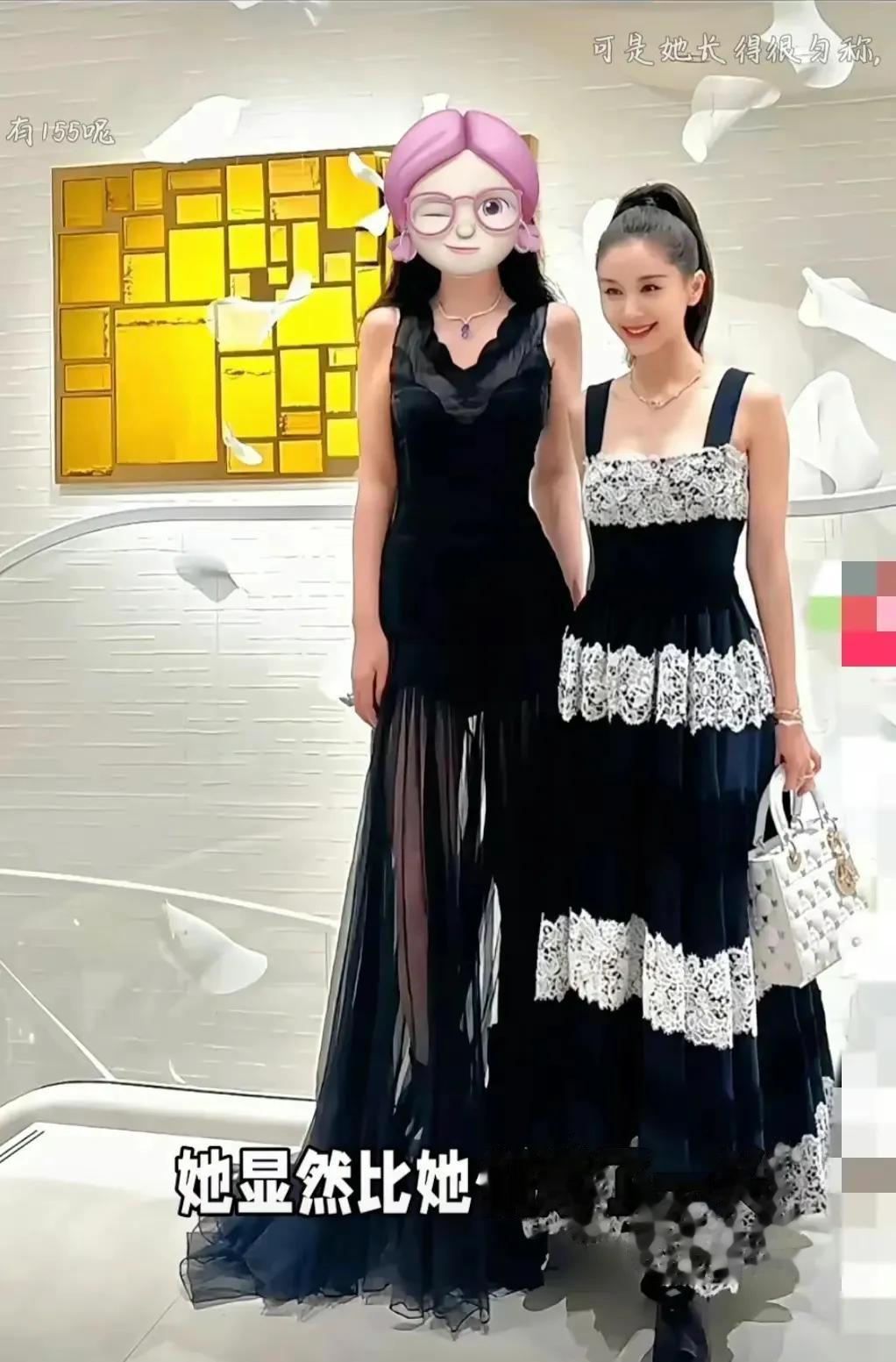 果然身高是硬伤呀，王子文出席Dior活动，单看气场很强，与别人同框却矮一大截！
