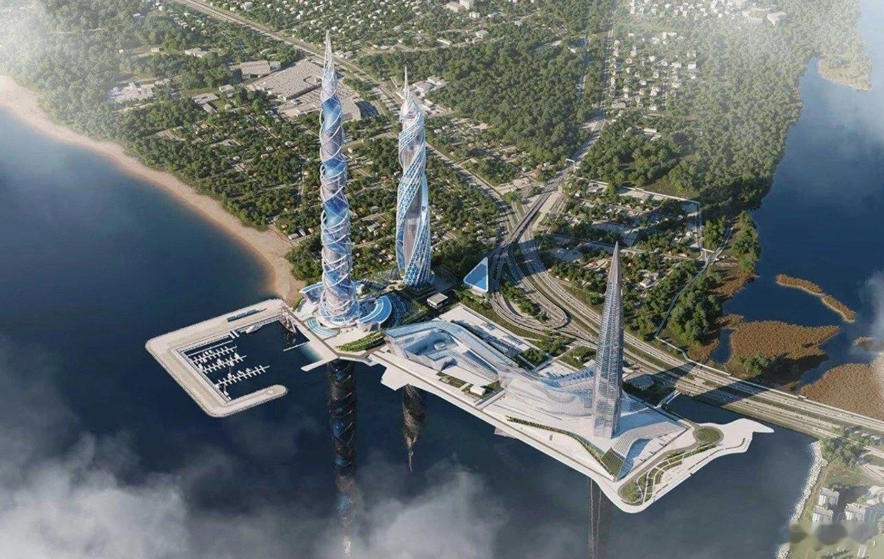 俄罗斯天然气工业股份公司正准备在圣彼得堡再建两座摩天大楼。拉赫塔中心的第一座高楼