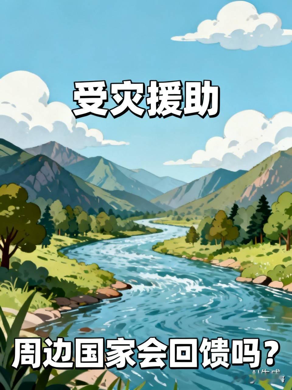 问一下广大网友们，现在我们受灾了，那些我们曾经援助过的周边国家是不是也该回馈一下