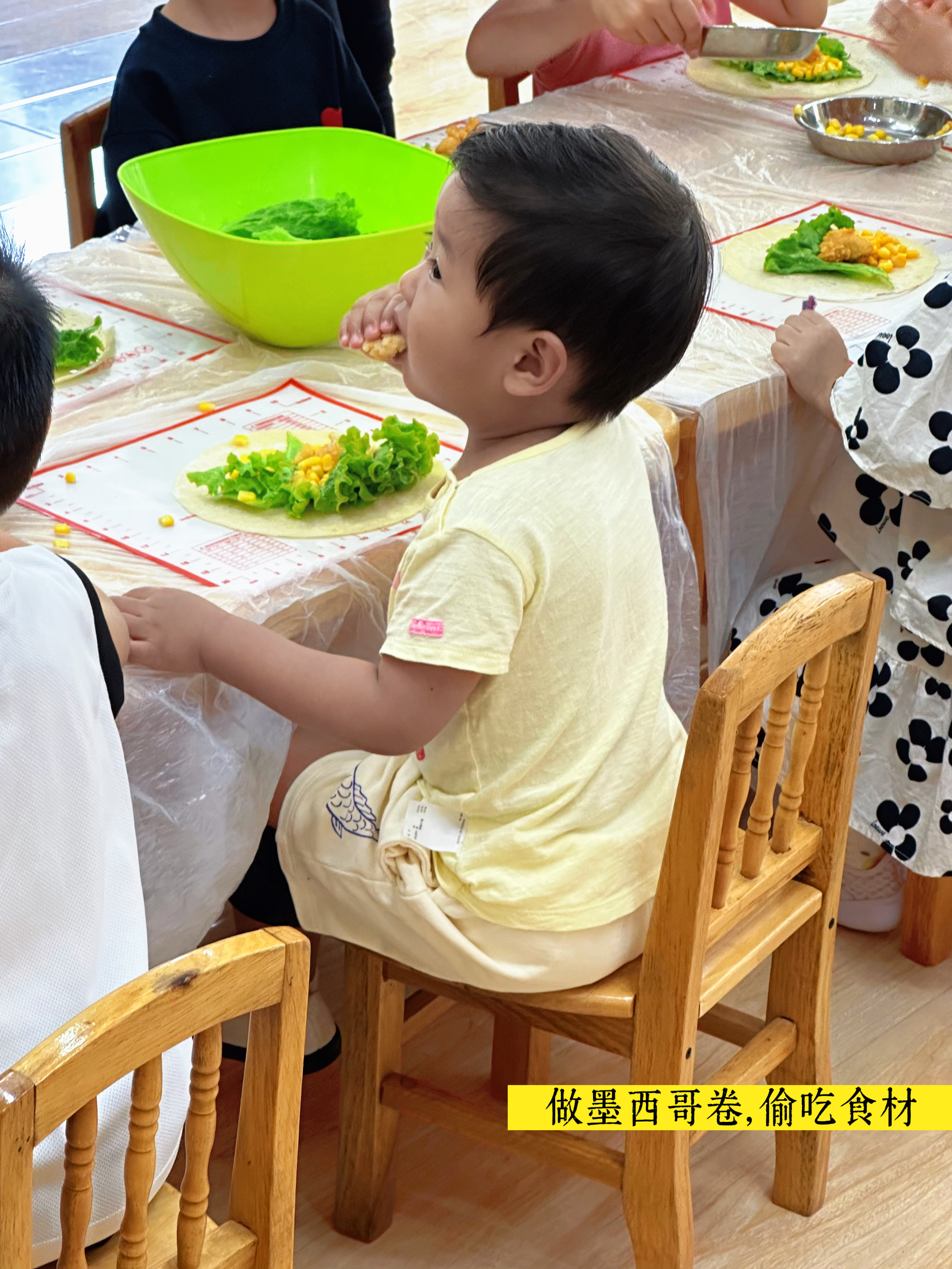 今天肉儿园开放日plog。 