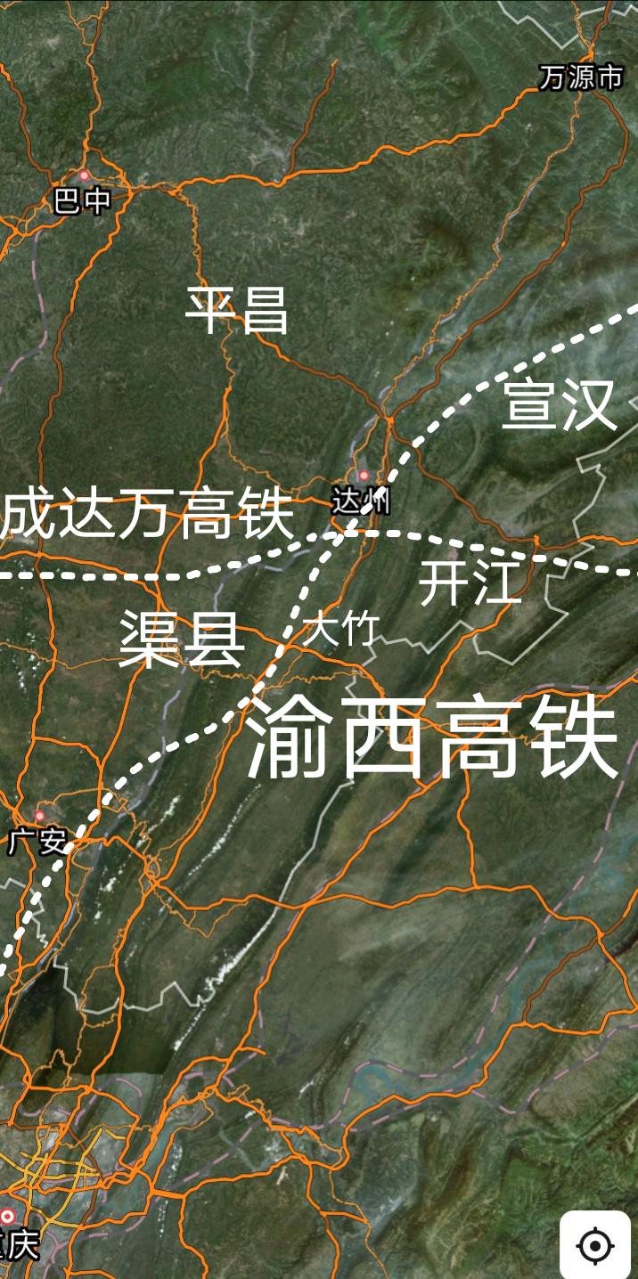 重要进展，重庆途经达州至西安时速350公里的渝西高铁位于城口段全长约7.5公里的