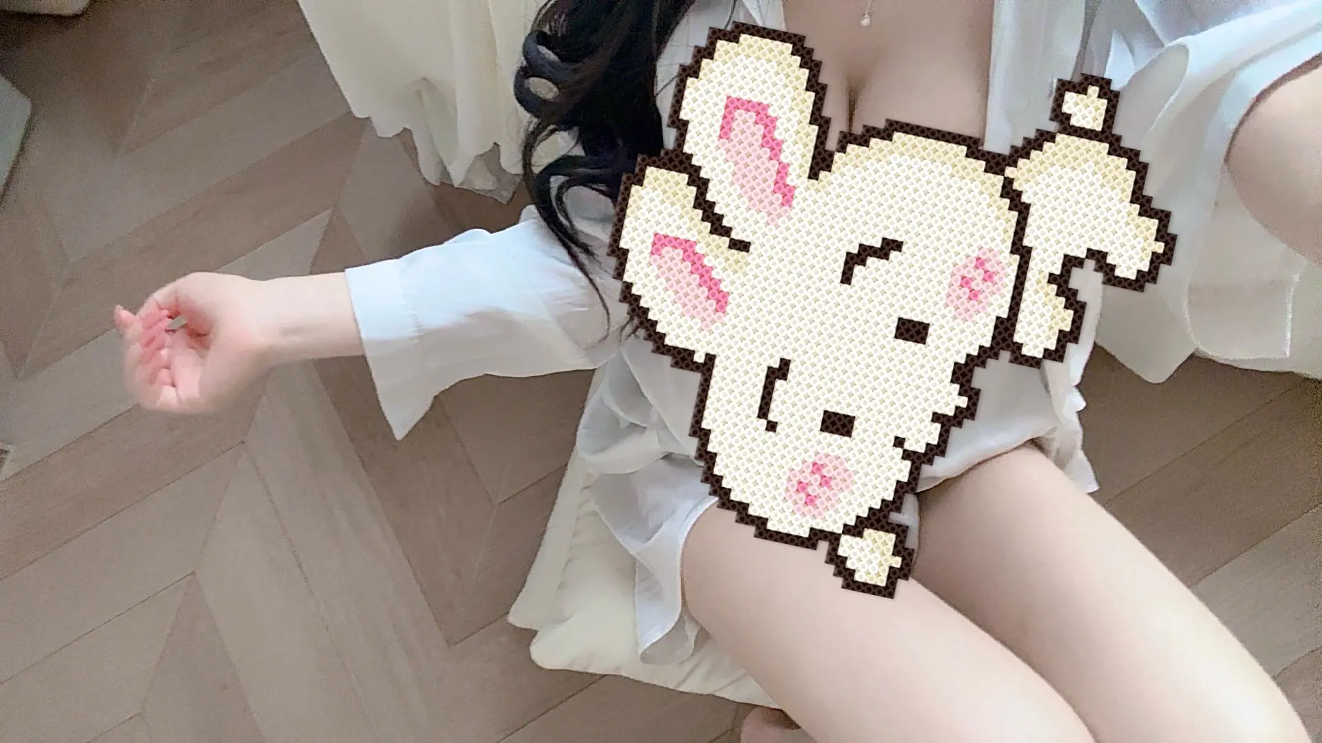 控腿穿搭 宅家穿搭 蕾丝白裙 宅出好身材 日常居家ootd