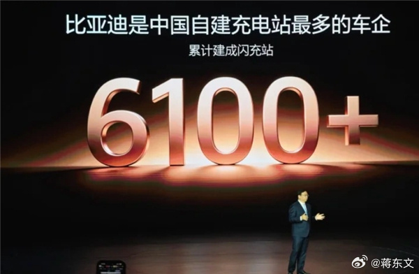 比亚迪闪充站建设速度之快，让某些换电方向的车企汗颜，比亚迪是中国自建充电站最多的