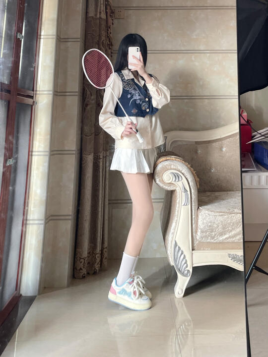 喜欢打羽毛球的羽毛球女孩👧