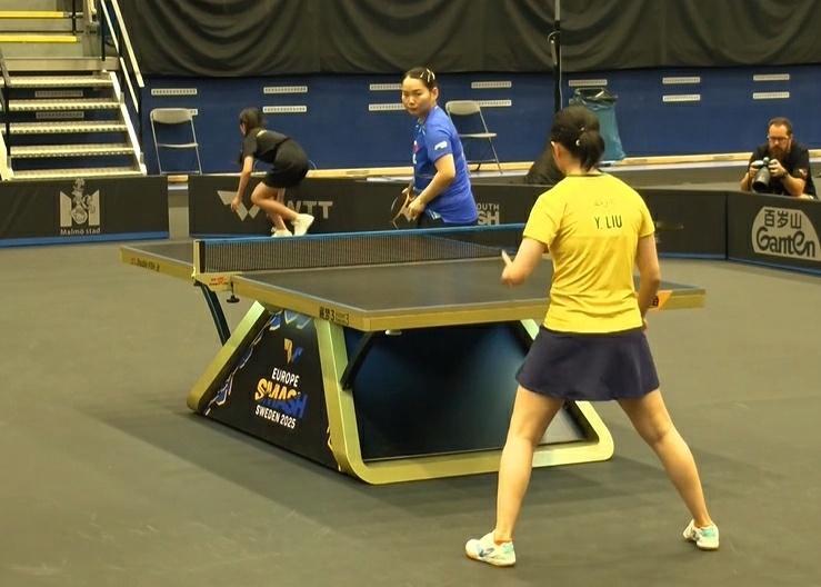 何卓佳3比0刘杨子 11-2、11-1、11-6！WTT欧洲大满贯瑞典站女单首轮