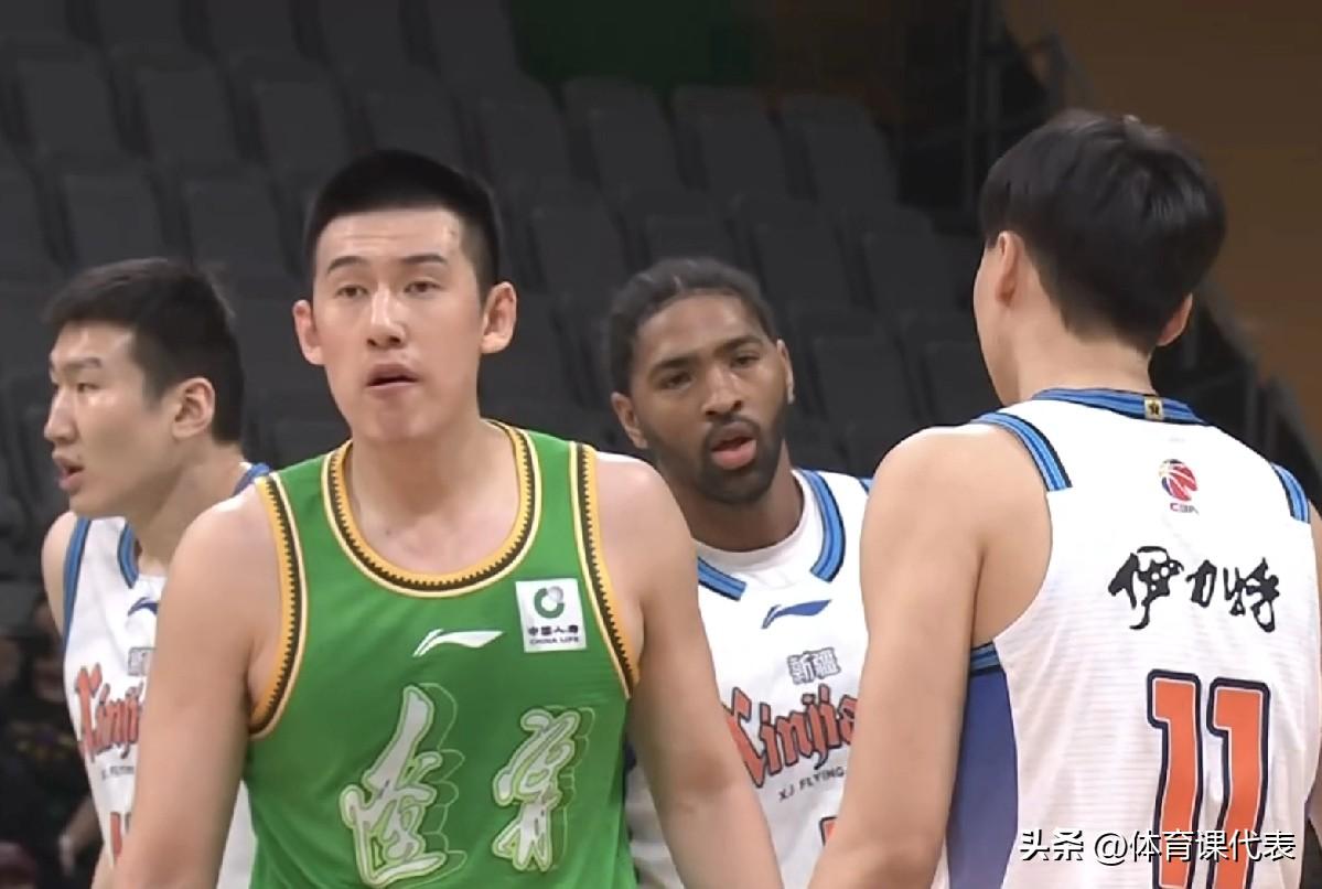 手帝半场4中4砍10分，阿不都替补上双，辽宁男篮半场领先新疆2分！北京时间202