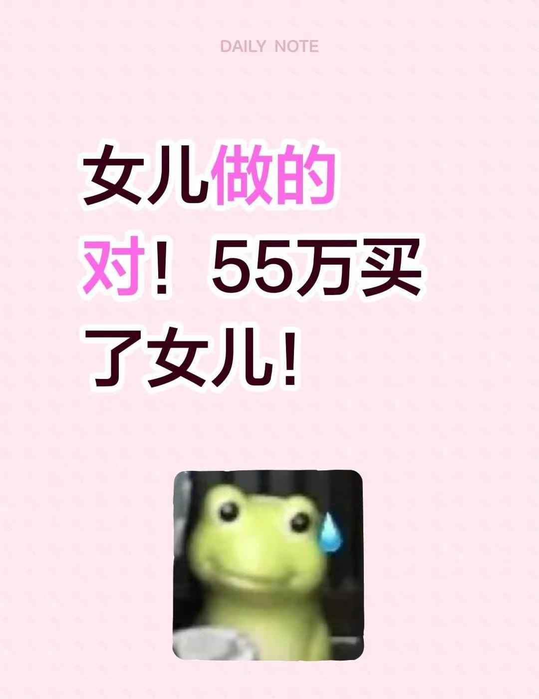 我评论了@大飞聊事 的作品：女儿做的对！55万买了女儿！