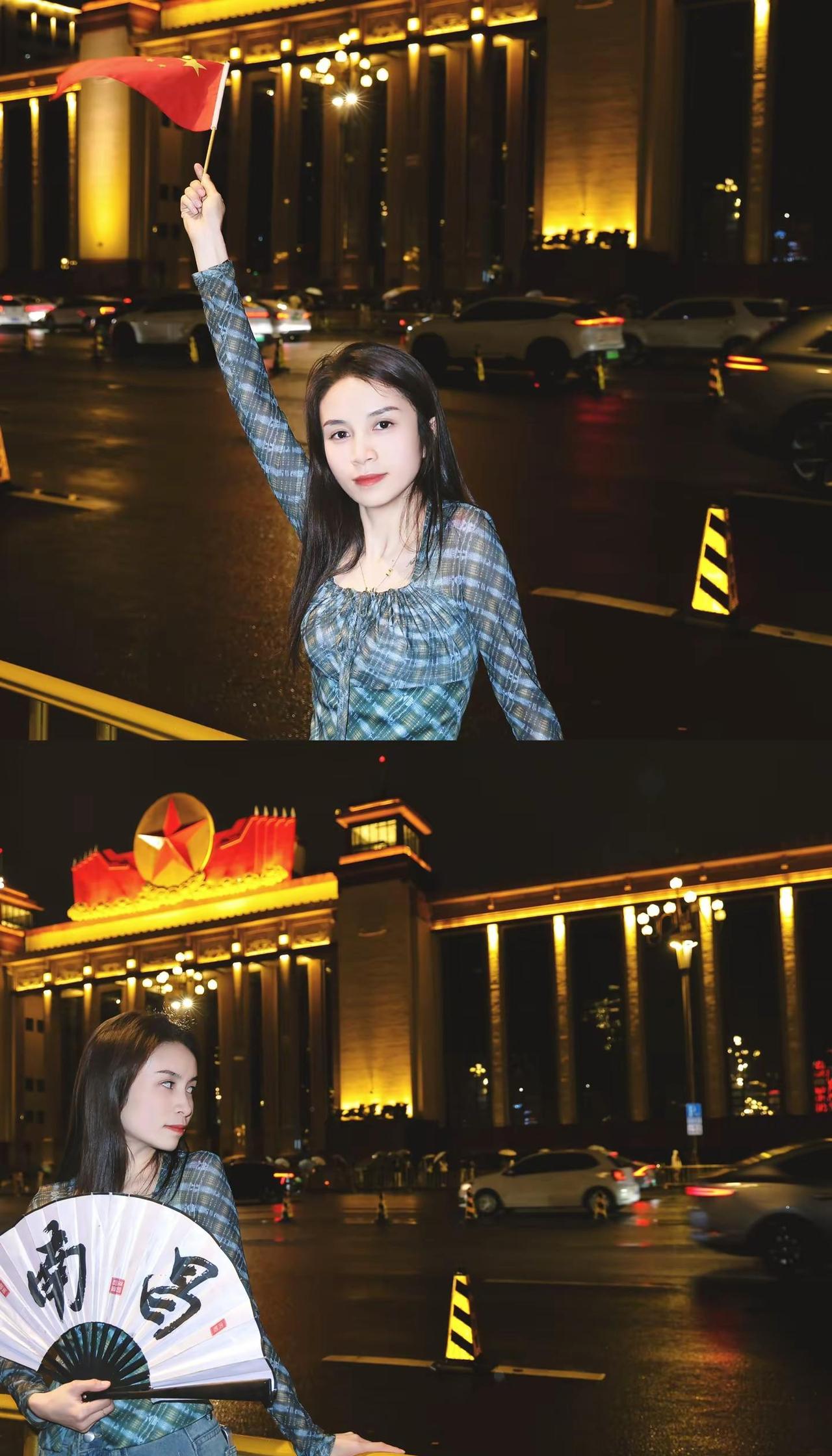 📍八一广场“是的，红星的光芒定会照亮整座山谷.🇨🇳”八一广场打卡拍照